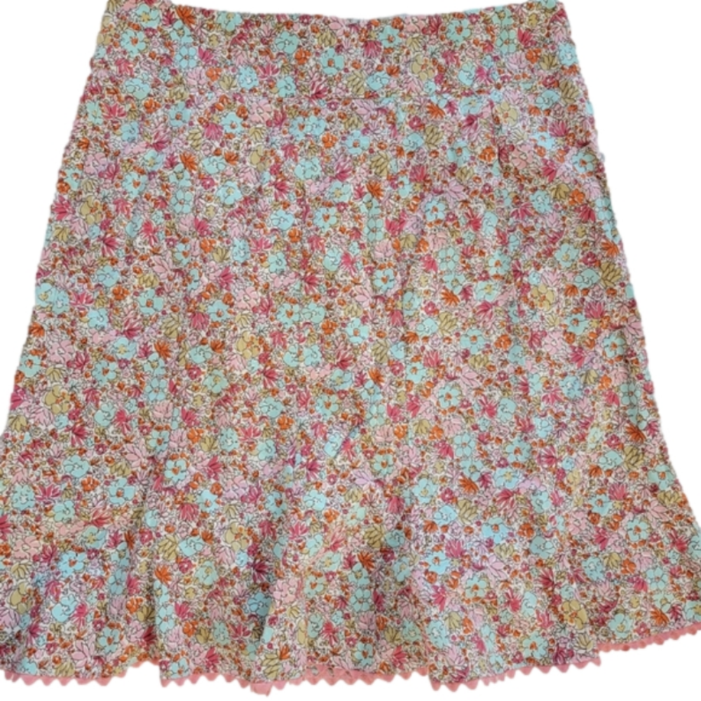 Cabi Floral Skirt  Size 4 EUC
